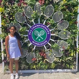 Giselle at Wimbledon