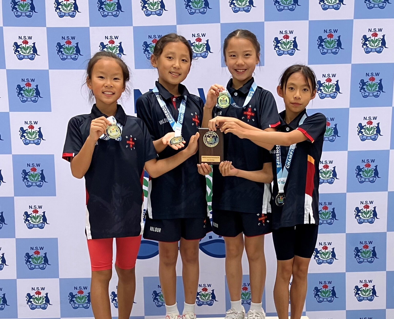 Meriden Junior School girls named state swimming champions Meriden