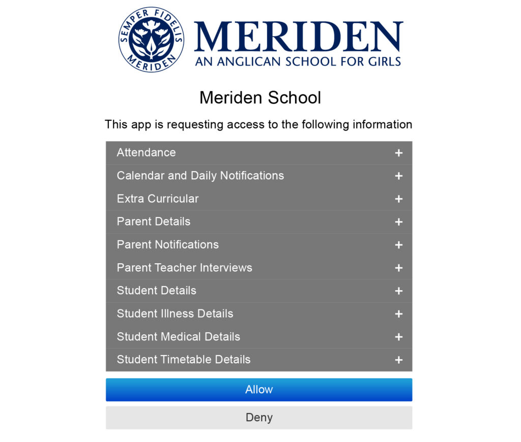 Meriden Parent App | Meriden